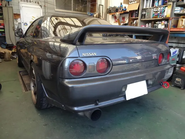 GT-R(BNR32)R134a エアコンキット装着