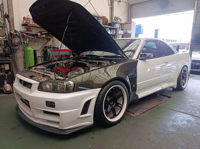 GT-R(BNR34)エンジン フルチューン