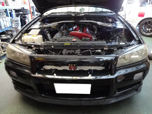 GT-R(BNR34)タービン装着