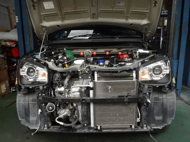 アルトワークス(HA36S)HKS タービン&ロールケージ等装着