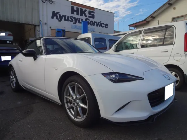 ロードスター(ND) HKS フラッシュエディター&マフラー装着