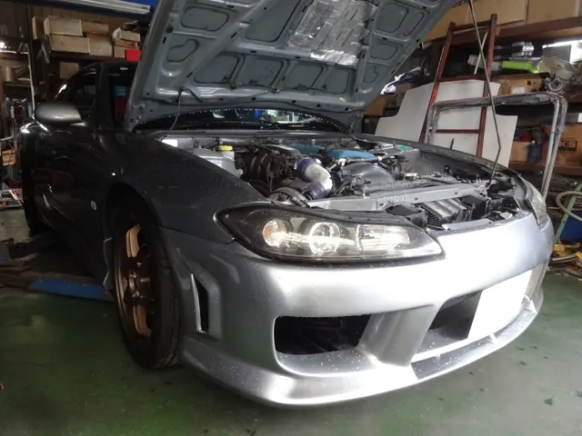 シルビア(S15)ターボ装着